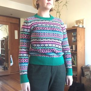 ❤️ j Crew fair isle sweater!